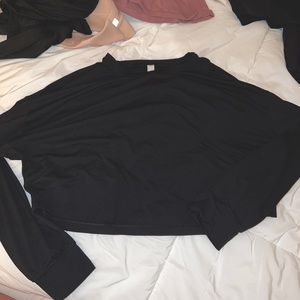 lululemon black muscle love long sleeve size 6